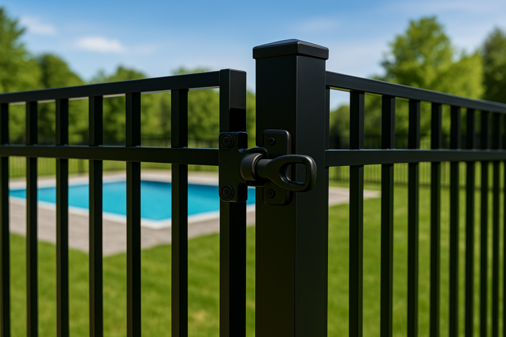 aluminum gate installation fence salem nh