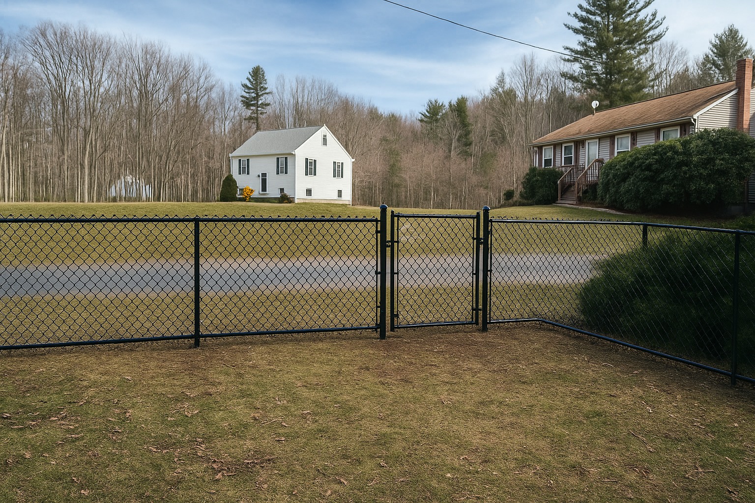 chain link fence installation
