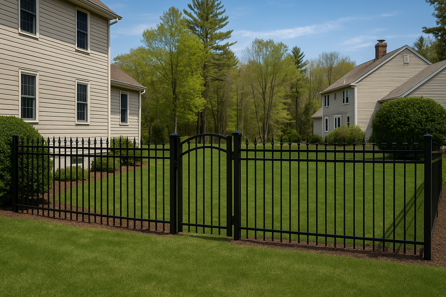 aluminum fence installation