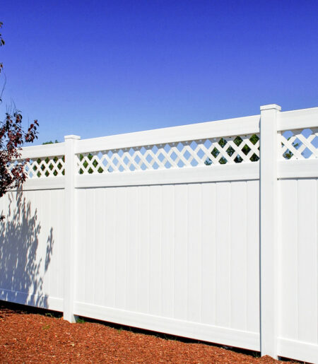 vinyl panel 6x8 ft diagonal lattice