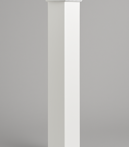 Vinyl Fence Post – 5x5x9 | White - Image 3